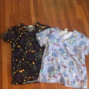 Scrub Tops Set of 2